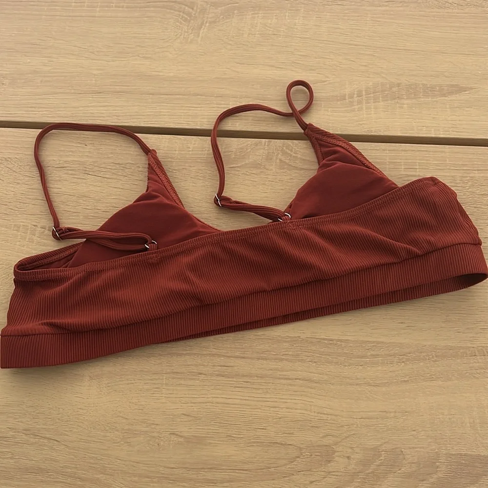 NWOT Matte Collection Ribbed Bikini Set - Picture 3 of 10